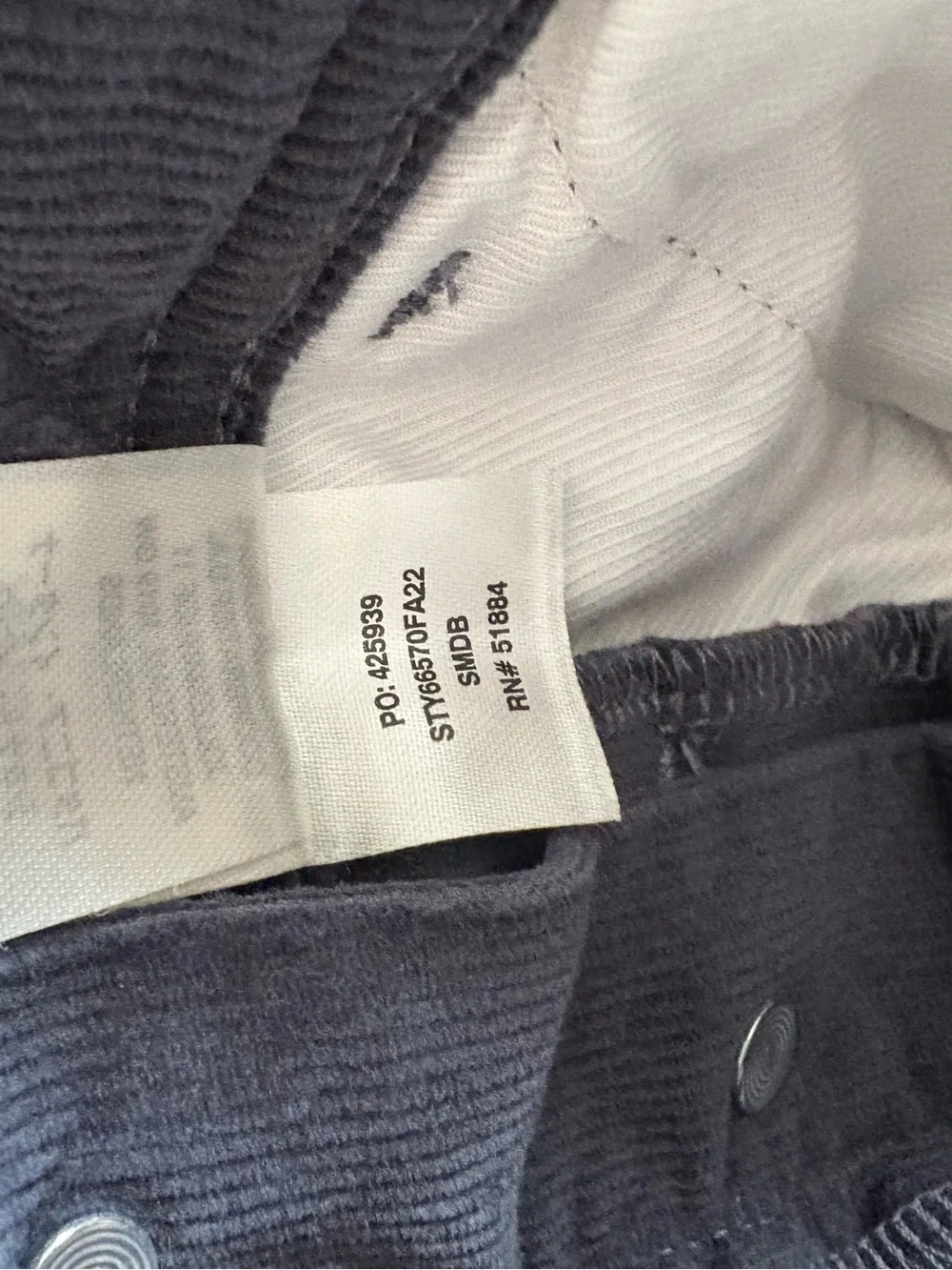 Patagonia kids overalls in corduroy smolder blue sz XXL